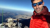 L'alpiniste Doğu Yılmaz d'Ardahan a gravi le mont Elbrouz