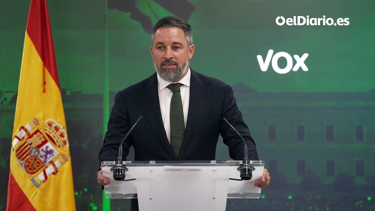 Abascal celebra todos los acuerdos entre PP y Vox tras el alcanzado en Murcia: “Se abre una nueva etapa”
