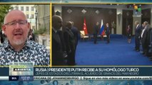 Presidentes de Rusia y Türkiye se reúnen en Sochi