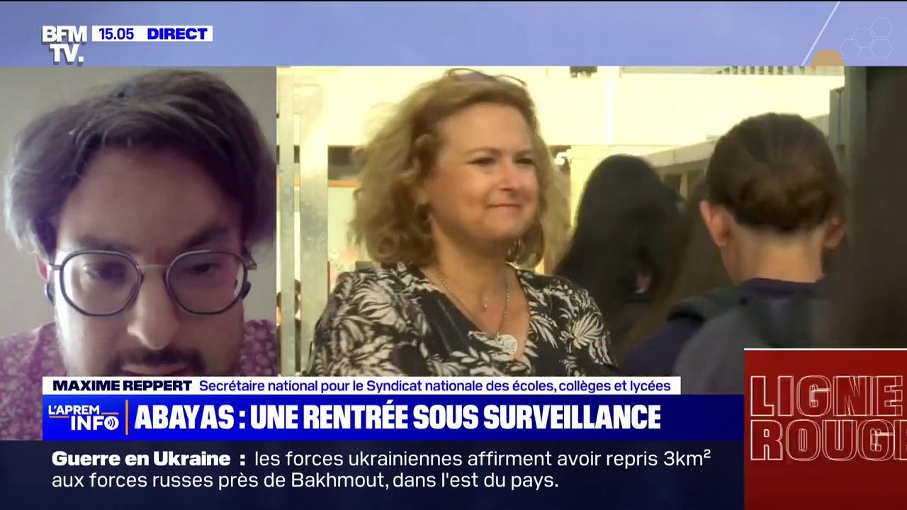 École: "Il ne faut pas résumer la rentrée 2023 à l'interdiction de l'abayas" indique Maxime Reppert, secrétaire national pour le Syndicat national des écoles, collèges et lycées