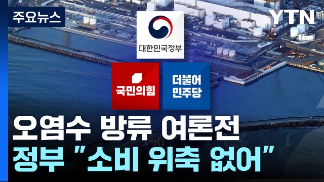 정부 소비 위축 없어 ...野, 방류 반대 국제 여론전 / YTN