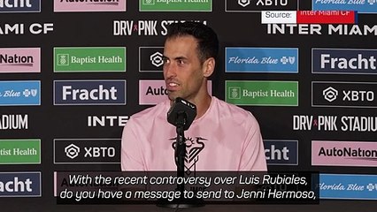 Busquets sends support to Hermoso after Rubiales kiss