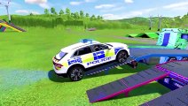 POLICE VEHICLES CARS TRANSPORTING WITH MAN TRUCKS TO GARAGE ! Farming Simulator 22 ( 1080 X 1920 60fps )