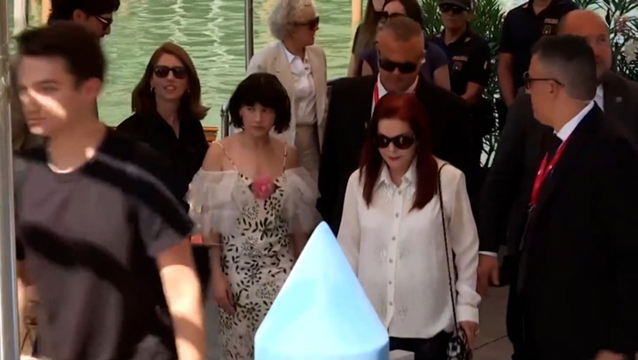 Priscilla Presley arrives at Venice Film Festival to launch new film alongside Sofia Coppola