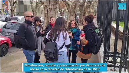Movilización, repudio y preocupación por denuncias de abuso en la facultad de Odontología de la UNLP