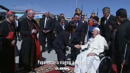 Papa encerra viagem à Mongólia