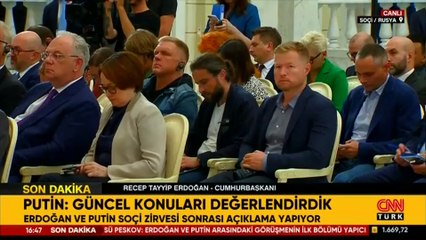 Soçi Zirvesi'nde ne karar alındı? Cumhurbaşkanı Erdoğan ve Putin'den açıklamalar