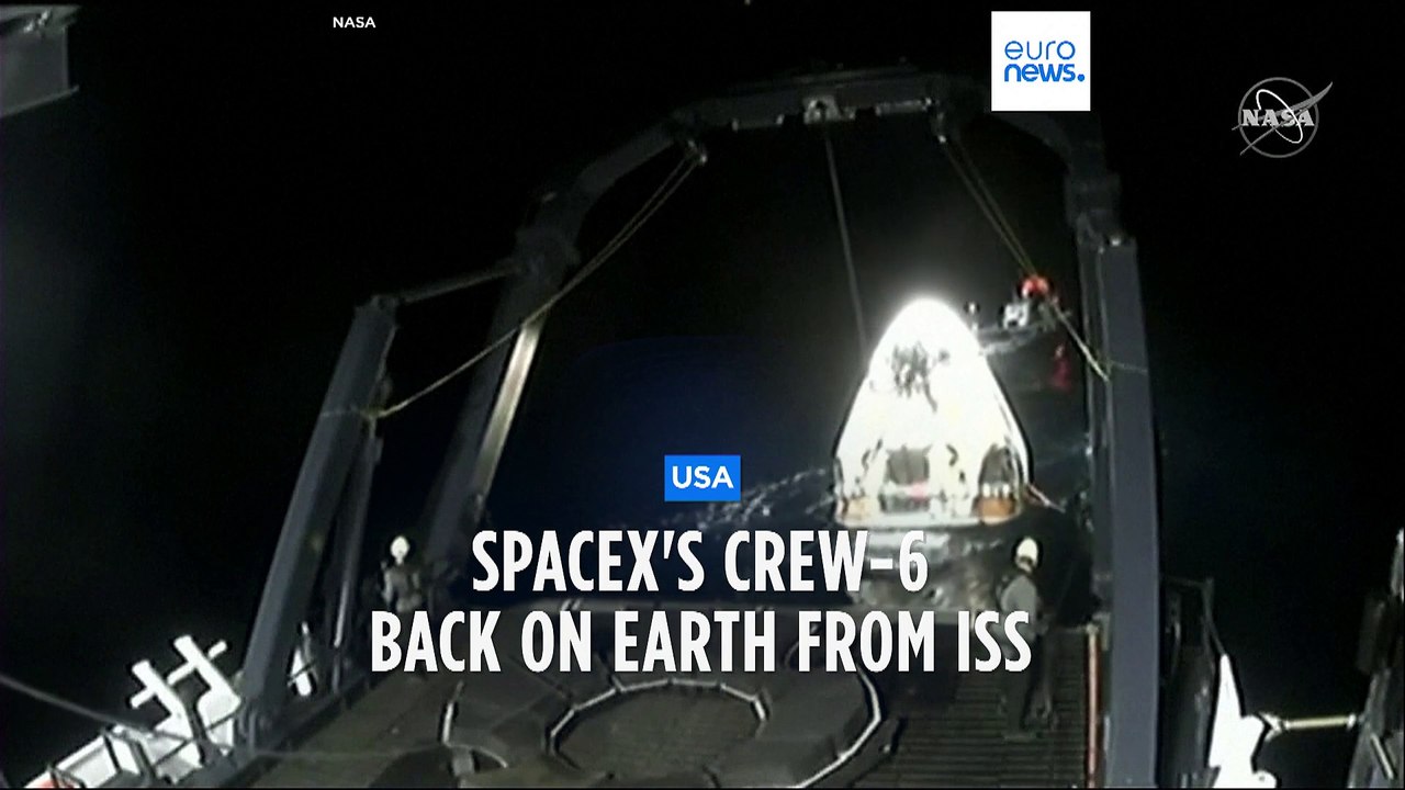 SpaceX astronauts safely return to earth after...