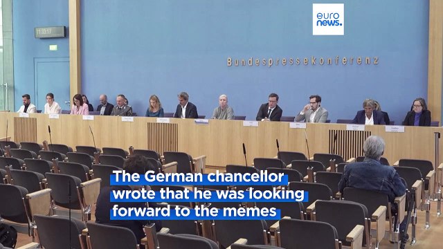 German Chancellor Olaf Scholz shares picture with eyepatch and bruising after jogging incident