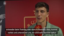 Spanien-Spieler freuen sich auf 