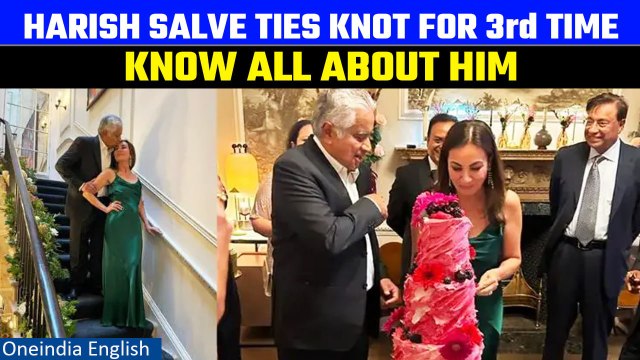 Harish Salve, former solicitor general of India, ties knot for the 3rd time | Oneindia News