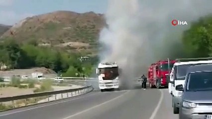 L'incendie dans la benne du camion en route à Osmaniye a été éteint