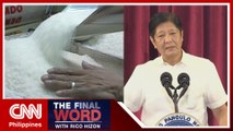 Marcos insists price cap for rice necessary