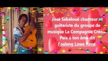 La Compagnie Créole. Hommage à José Sébéloué chanteur et guitariste décédé le 23/09/2023.