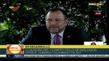 Canciller venezolano expresa satisfacción con los resultados de los diálogos de paz