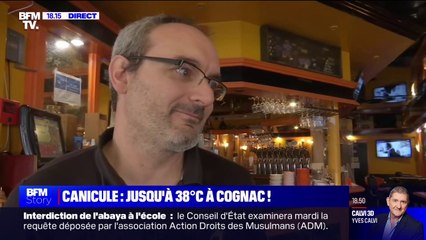 "On peut compter entre 25 et 30% de chiffre d'affaires en moins": À Cognac, les fortes chaleurs de ce début de mois de septembre affectent les restaurateurs