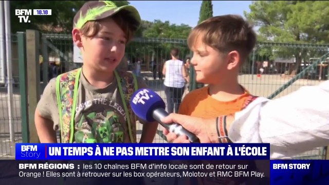 Tout le monde transpirait dans la classe : Une rentrée sous forte chaleur pour les écoliers du Luc (Var)