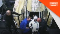 Empat angkasawan kembali ke bumi selepas enam bulan