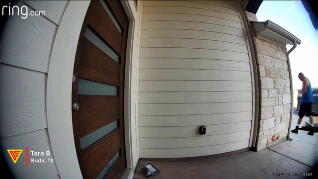 Delivery Driver Throws Package Caught on Ring Camera | Doorbell Camera Video