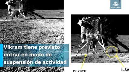 Aterrizador lunar de la India logra saltar