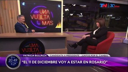 Patricia Bullrich responde sin decir nada