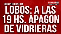 Lobos: a las 19 horas apagón de vidrieras para pedir justicia por Omar Belardinelli