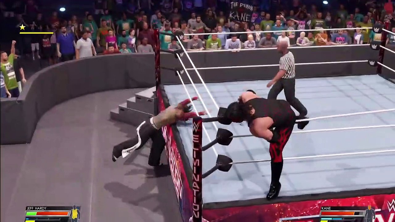 WWE  JEFF HARDY vs KANE