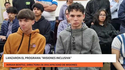 El programa Misiones Inclusiva tiene un impacto real en la vida de las personas con discapacidad