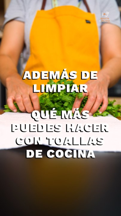 Además de limpiar, qué mas puedes hacer con Toallas de cocina