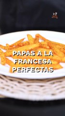 Papas a la francesa crujientes por fuera y suaves por dentro en la Freidora de Aire
