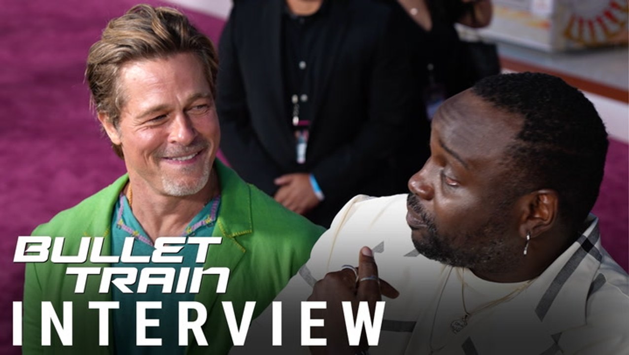 'Bullet Train' Red Carpet Interviews with Brad Pitt, Brian Tyree Henry & More