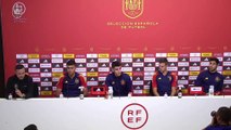 La selección española masculina de fútbol condena a Rubiales por sus 
