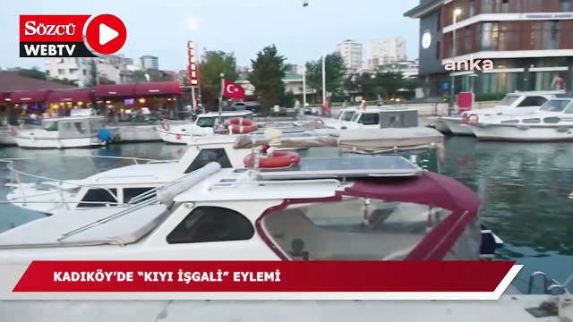 Kadıköy'de kıyı işgali eylemi