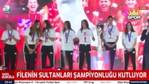 Filenin Sultanları, Avrupa şampiyonluğunu kutladı