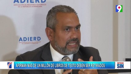 MINERD retirará más de un millón de libros por errores | Primera Emisión SIN