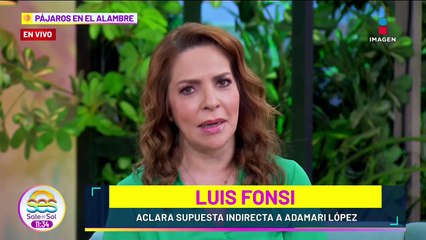 Luis Fonsi aclara si su nueva canción es un indirecta para Adamari López