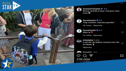 Rentrée scolaire 2023  Karine Ferri, Faustine Bollaert, Amel Bent… Leur journée pleine d’émotions