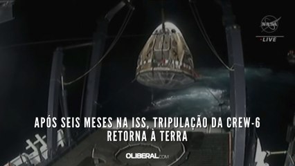 Após seis meses na ISS, tripulação da Crew-6 retorna à Terra