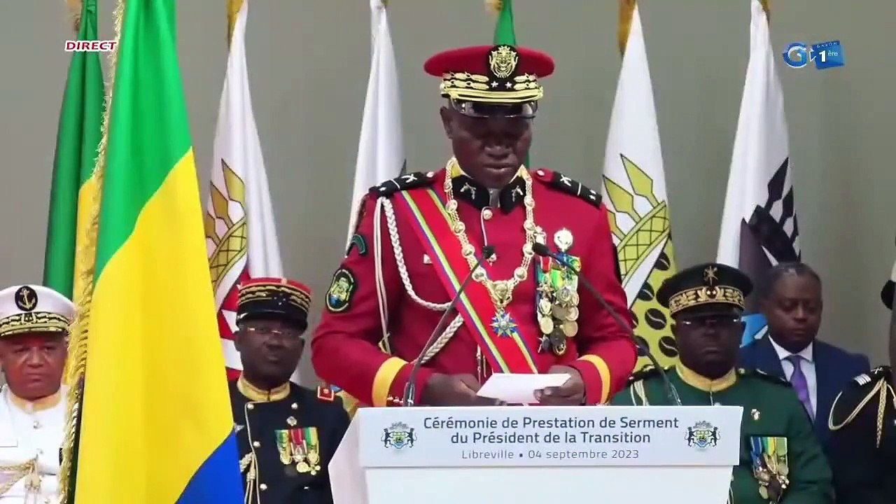 'Libération des détenus politiques, retour des exilés, rétablir la bourses pour les élèves du secondaire..." les promesses du nouveau Président Gabonais, Brice Oligui Nguema