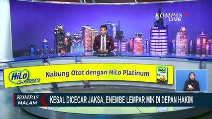 Momen Lukas Enembe Kesal Dicecar Jaksa Sehingga Lempar Microphone di Depan Hakim