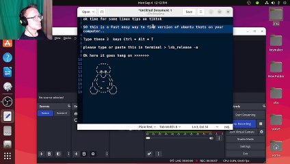 Find what Os version of Ubuntu is on your system using terminal.