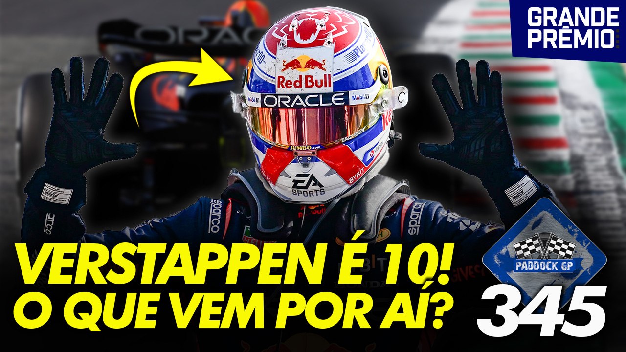 VERSTAPPEN quebra recorde da F1 na ITÁLIA + Ferrari renasce? | Paddock GP #345