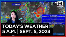 Today's Weather, 5 A.M. | Sept. 5, 2023