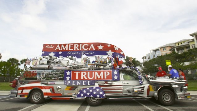 Super-Fans Builds A Trump Mobile | RIDICULOUS RIDES