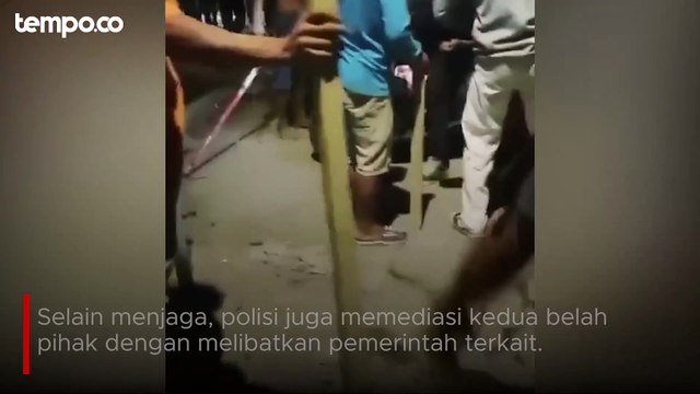 Polisi Jaga Lahan Bekas Kebakaran di Kapuk Muara, Dua Kelompok Saling Serang