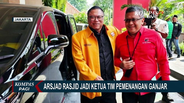 Arsjad Rasjid Jadi Ketua Tim Pemenangan Ganjar Pranowo, Nama Andika Perkasa di Posisi Wakil