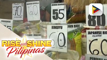 Price ceiling sa bigas, epektibo na ngayong araw