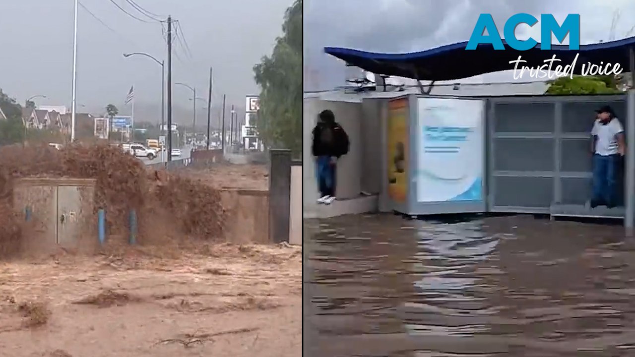 Parts of Las Vegas Strip flood after heavy rain