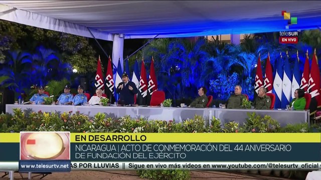 En Nicaragua se conmemora el 44 Aniversario de la fundación del Ejército