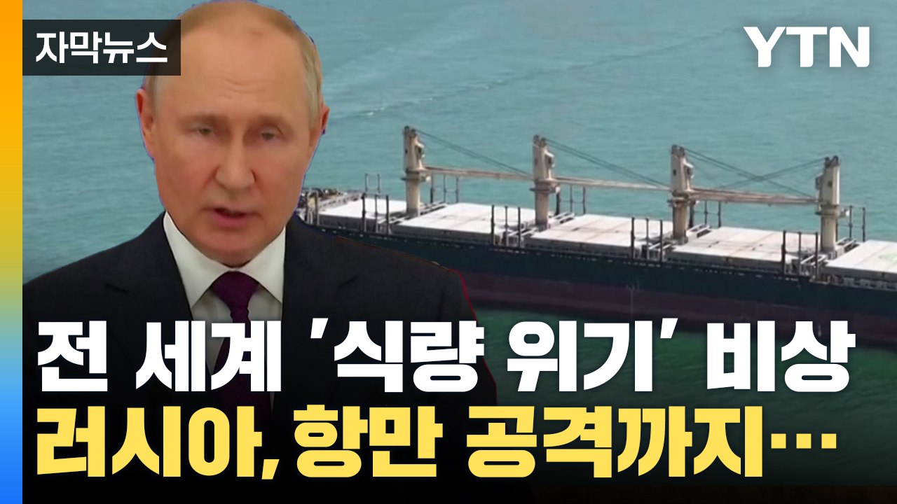 [자막뉴스] 전 세계 식량 위기 '비상'...러시아 항만 공격까지? / YTN